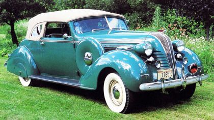 1937 Hudson Deluxe Eight Convertible Brougham Series 74 7