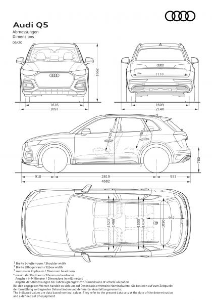 2020 Audi Q5 40 TDI quattro s-tronic 89
