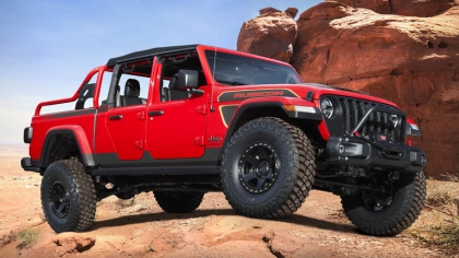 2021 Jeep Red Bare Gladiator Rubicon 4