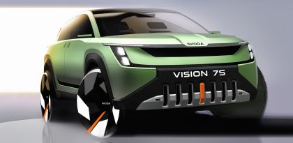 2022 Skoda Vision 7S concept 36