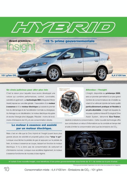 2009 Honda Insight 70