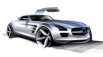 2009 Mercedes-Benz SLS AMG - sketches 7