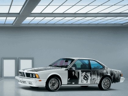 1986 BMW 635 ( E24 ) CSi Art Car by Robert Rauschenber 1