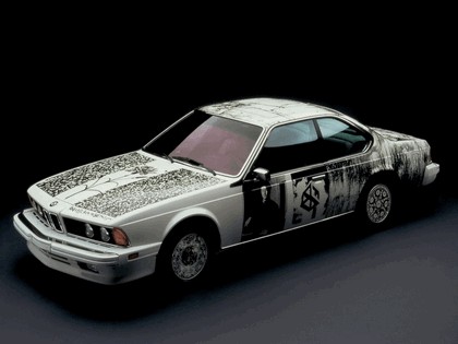1986 BMW 635 ( E24 ) CSi Art Car by Robert Rauschenber 3