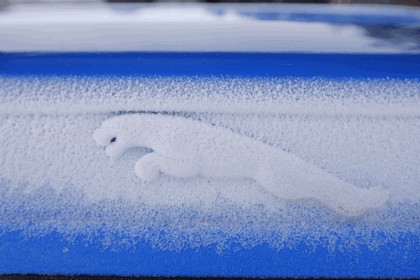 2012 Jaguar XKR-S Convertible on Ice Drives in Finland 6