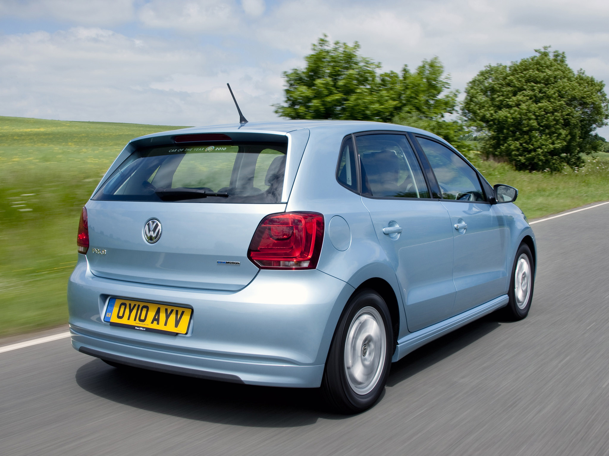2010 Volkswagen Polo 5door BlueMotion UK version