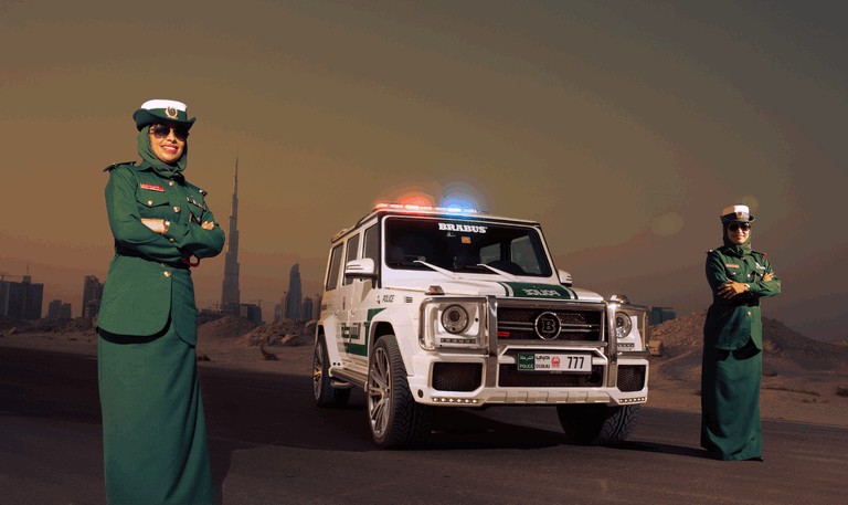 2013 Brabus B63S-700 Widestar - Dubai police car 402125