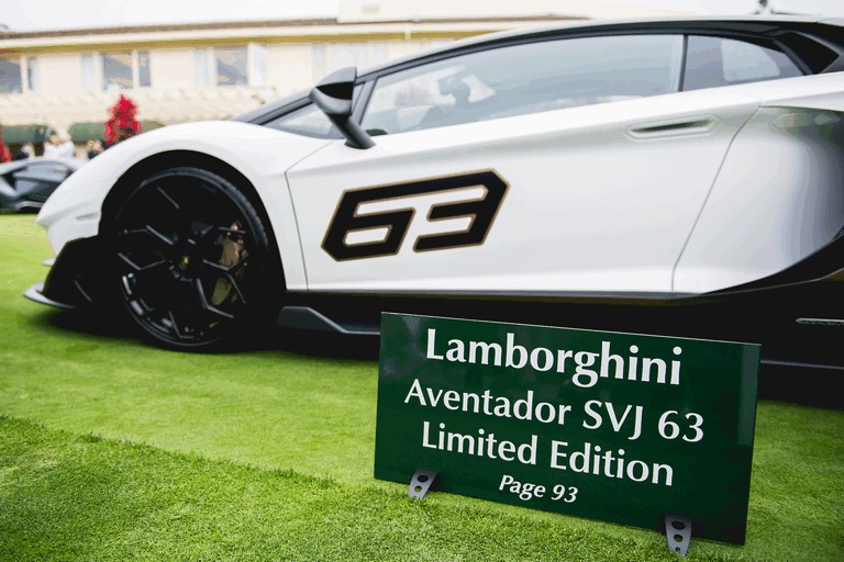 2018 Lamborghini Aventador SVJ at The Quail 506389
