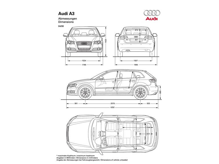 2008 Audi A3 sportback 226675