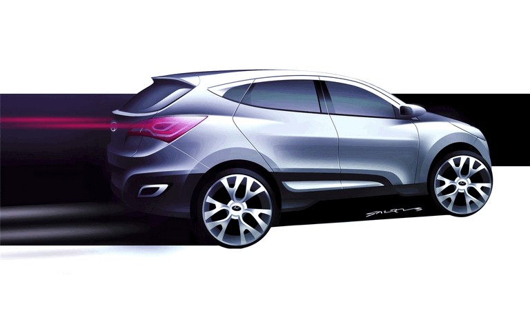2009 Hyundai HED-6 concept sketches 248196