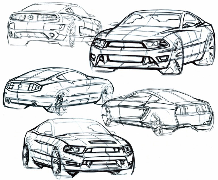 2010 Ford Mustang Shelby GT500 - sketches 248875
