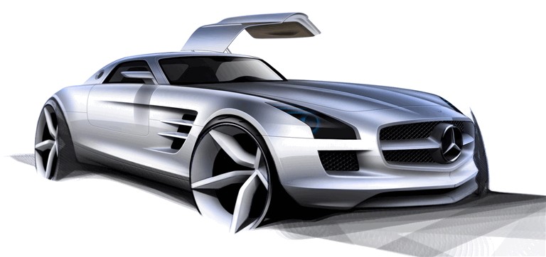 2009 Mercedes-Benz SLS AMG - sketches 255476