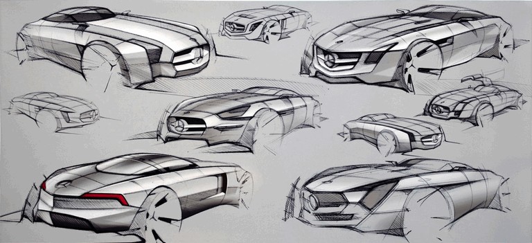 2009 Mercedes-Benz SLS AMG - sketches 255478