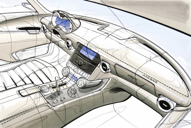 2009 Mercedes-Benz SLS AMG - sketches 255479