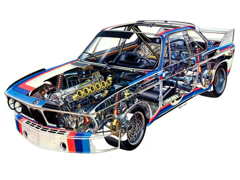 1971 BMW 3.0 CSL ( E09 ) race version 519063