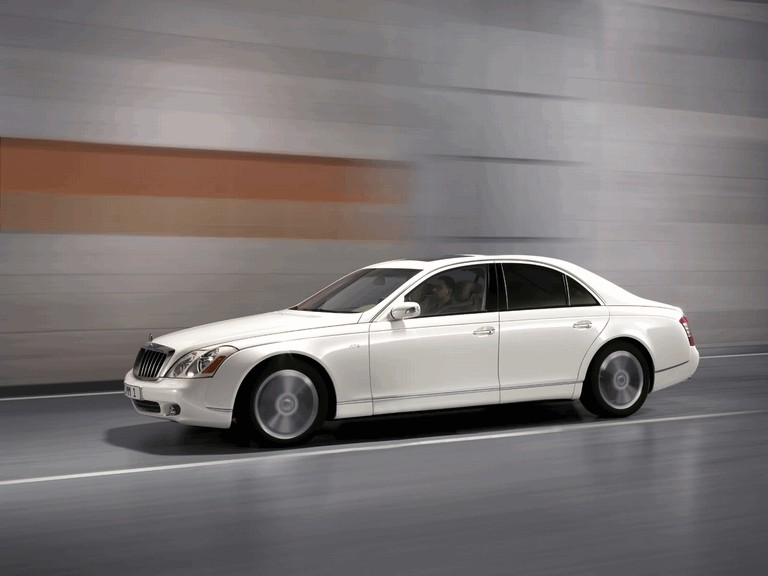 2006 Maybach 57S in shining white mother-of-pearl finish 209342