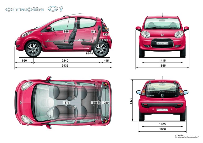 2012 Citroën C1 5-Door - Free High Resolution Car Images